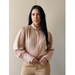 Camisa Lidia Manga Longa BEGE