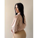 Camisa Lidia Manga Longa BEGE
