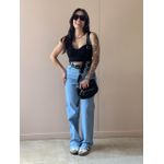 Corselet em Tricot Decote Coração PRETO