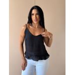 Blusa Jessica Alças Finas PRETO