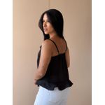 Blusa Jessica Alças Finas PRETO