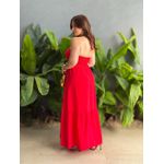 Vestido Longo Gabriele VERMELHO.