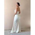 Vestido Longo Maya Alças Finas CREME