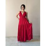 Vestido Midi Salete VERMELHO