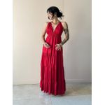 Vestido Midi Salete VERMELHO