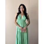 Vestido Midi Salete VERDE MENTA