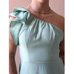 Vestido Midi Andrea Nula Manga VERDE MENTA
