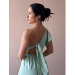 Vestido Midi Andrea Nula Manga VERDE MENTA