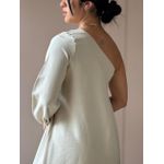 Vestido Elis Nula Manga BEGE