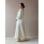 Vestido Elis Nula Manga BEGE