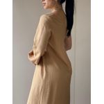 Vestido Elis Nula Manga CAPUCCINO