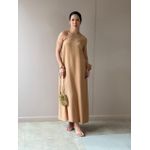 Vestido Elis Nula Manga CAPUCCINO