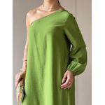 Vestido Elis Nula Manga VERDE OLIVA