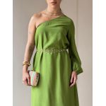 Vestido Elis Nula Manga VERDE OLIVA