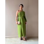 Vestido Elis Nula Manga VERDE OLIVA