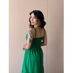 Vestido Midi Fatima VERDE BANDEIRA