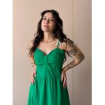 Vestido Midi Fatima VERDE BANDEIRA