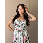 Vestido Longo Agnes ESTAMPADO FLORAL ROSA