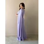 Vestido Longo Lorena Nula Manga LILAS