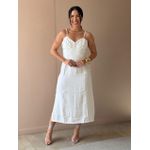 Vestido Midi Aurora OFF WHITE