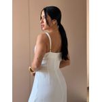 Vestido Midi Aurora OFF WHITE