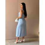 Vestido Midi Aurora AZUL CLARO