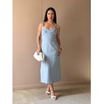 Vestido Midi Aurora AZUL CLARO