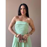 Vestido Midi Josi Sem Alças VERDE CLARO