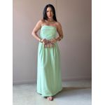 Vestido Midi Josi Sem Alças VERDE CLARO