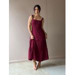 Vestido Midi Marcela VINHO