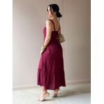 Vestido Midi Marcela VINHO