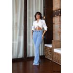 Calça Flare Carmen Jeans 2538 LAVAGEM CLARA 