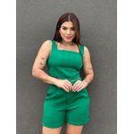 Conjunto Alfaiataria Juliana Shorts e Cropped VERDE BANDEIRA