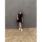 Vestido Curto Muscle Malha Premium PRETO
