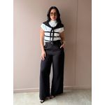 Lenço em Linha PRETO