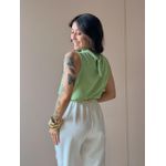 Blusa Geise Cavada VERDE MENTA