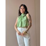 Blusa Geise Cavada VERDE MENTA