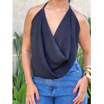 Blusa Multiformas de Amarração PRETO