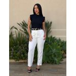 Blusa Manga Curta com Pregas PRETO