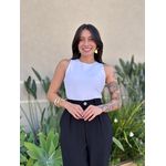 Body Cibele em Poliamida BRANCO