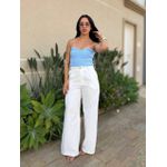 Corselet em Tricot Decote Coração AZUL CLARO