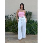 Corselet em Tricot Decote Coração ROSA CLARO