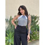 Lenço Multiformas de Amarração ESTAMPADO CREME E PRETO