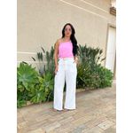 Blusa Grazi Nula Manga com Ferragem ROSA 