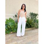 Blusa Grazi Nula Manga com Ferragem BEGE ESCURO