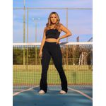 CALÇA K2B FLARE SEM BOLSO - MARZINE PRETO