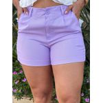 Shorts Lua em Linho LILÁS