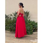 Vestido Midi Josi Sem Alças VERMELHO