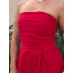 Vestido Midi Josi Sem Alças VERMELHO