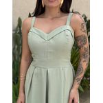 Vestido Longo Janete VERDE MENTA